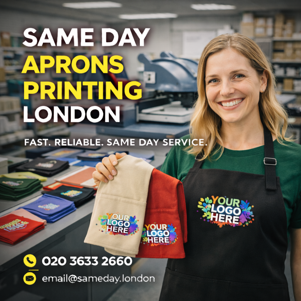 Same Day Aprons Printing London