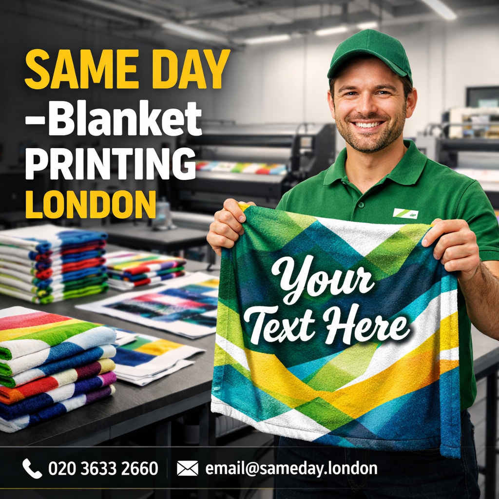 Same Day Blanket Printing London