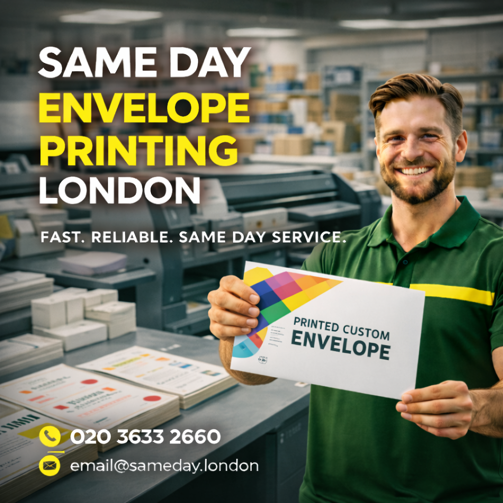 Same Day Envelope Printing London