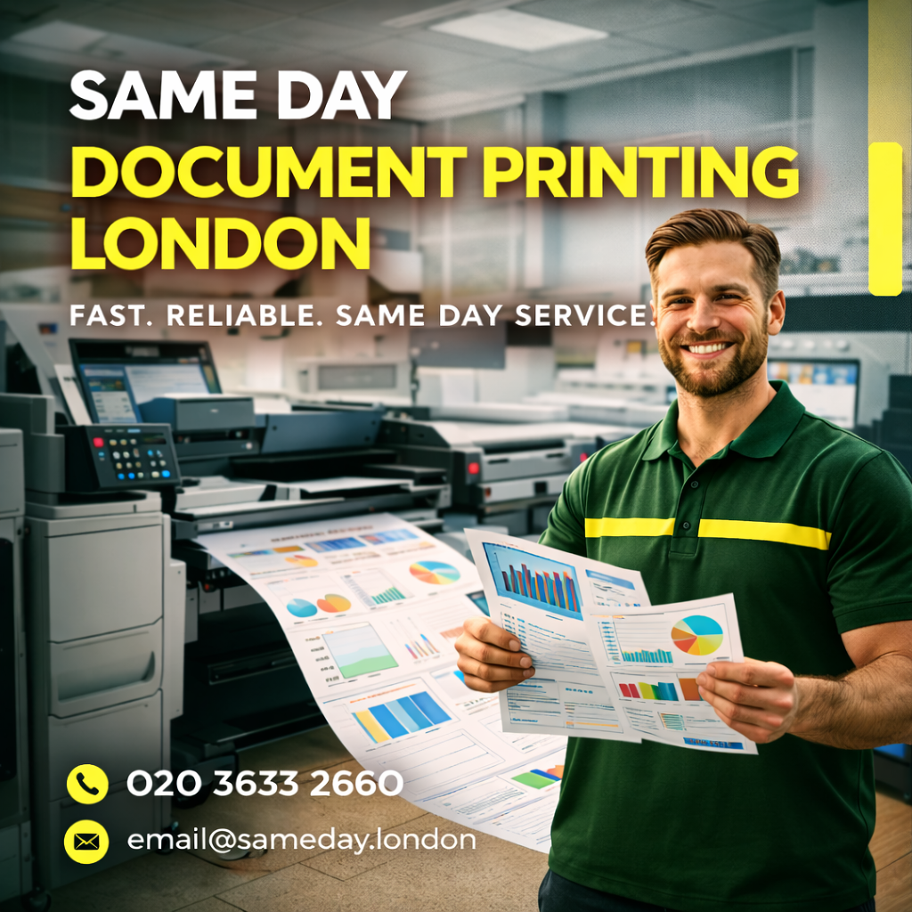 Same Day Document Printing London