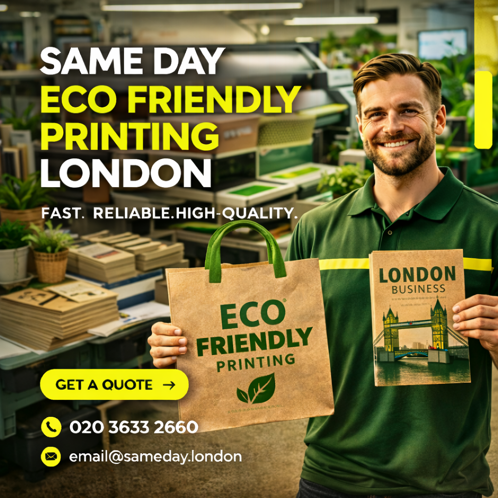 Same Day Eco Friendly Printing London