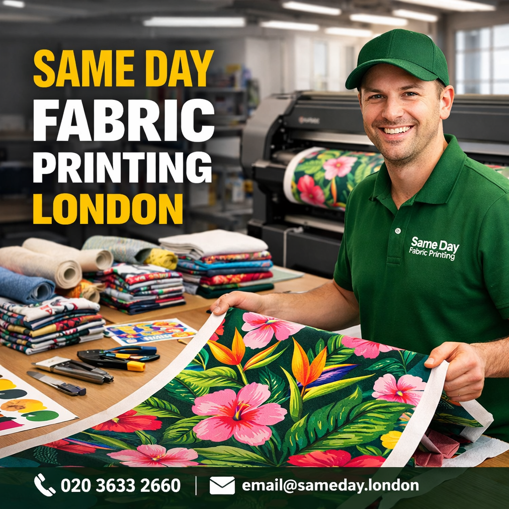 Same Day Fabric Printing London
