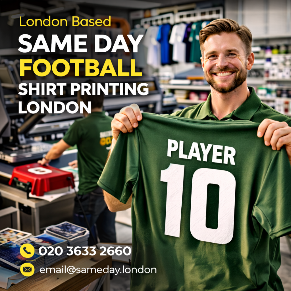 Same Day Football Shirt Printing London