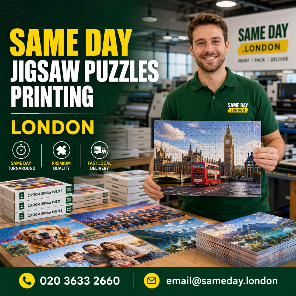 Same Day Jigsaw Puzzles Printing London