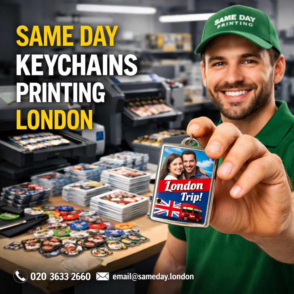 Same Day Keychains Printing London
