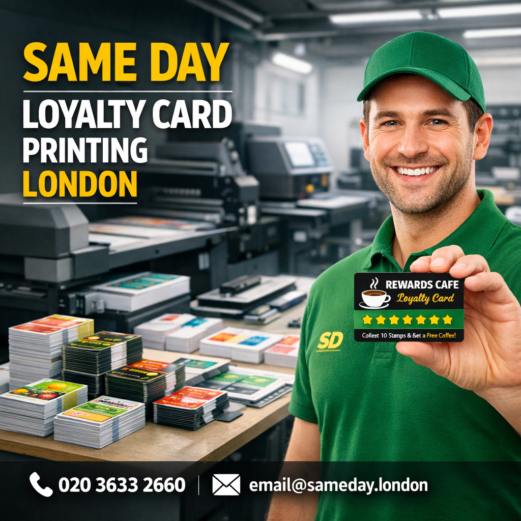 Same Day Loyalty Cards Printing London