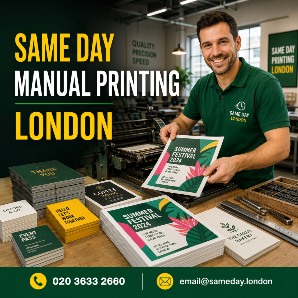 Same Day Manual Printing London