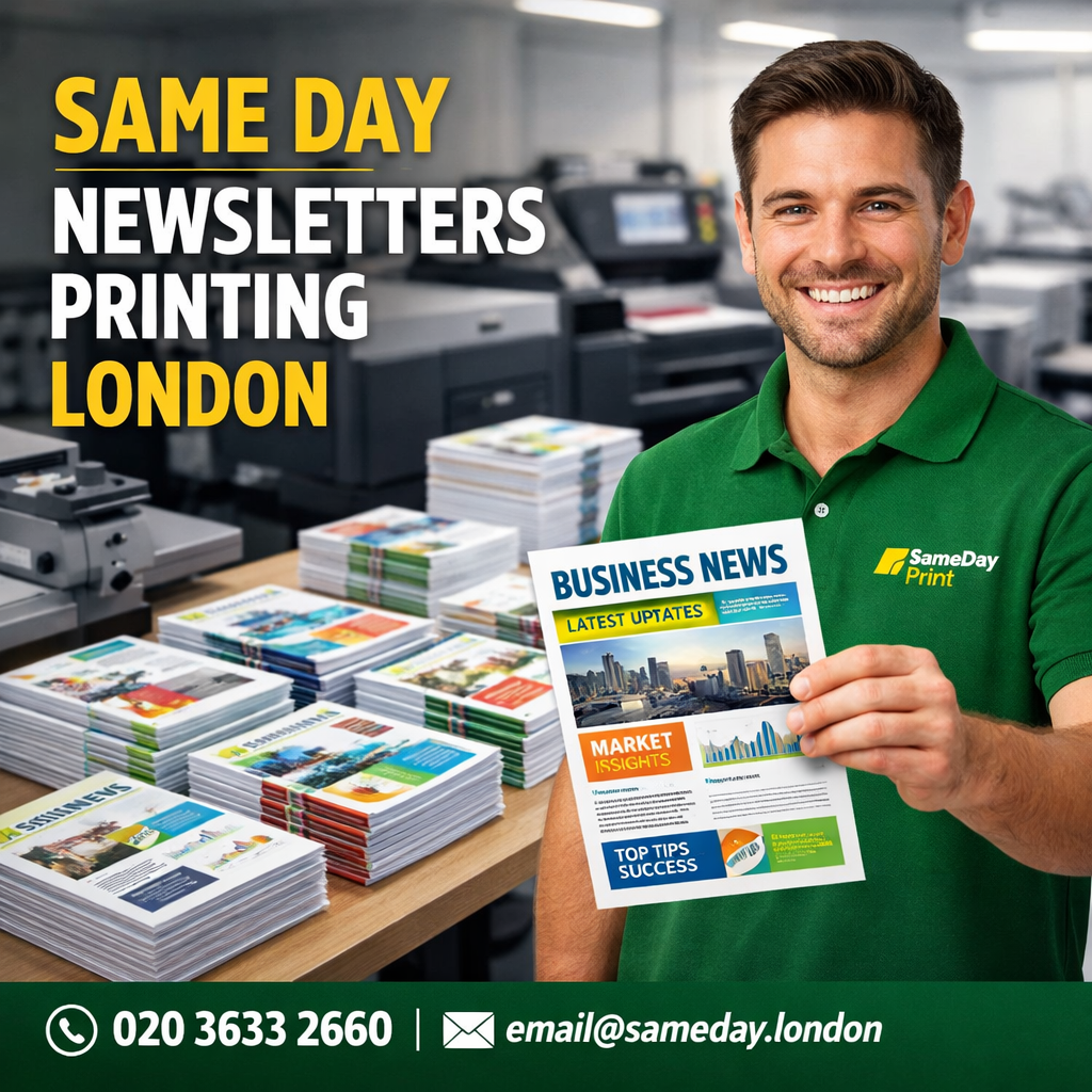 Same Day Newsletters Printing London