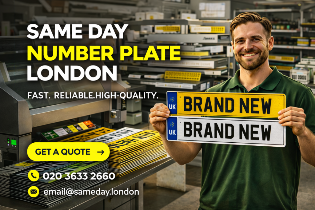 Same Day Number Plate London