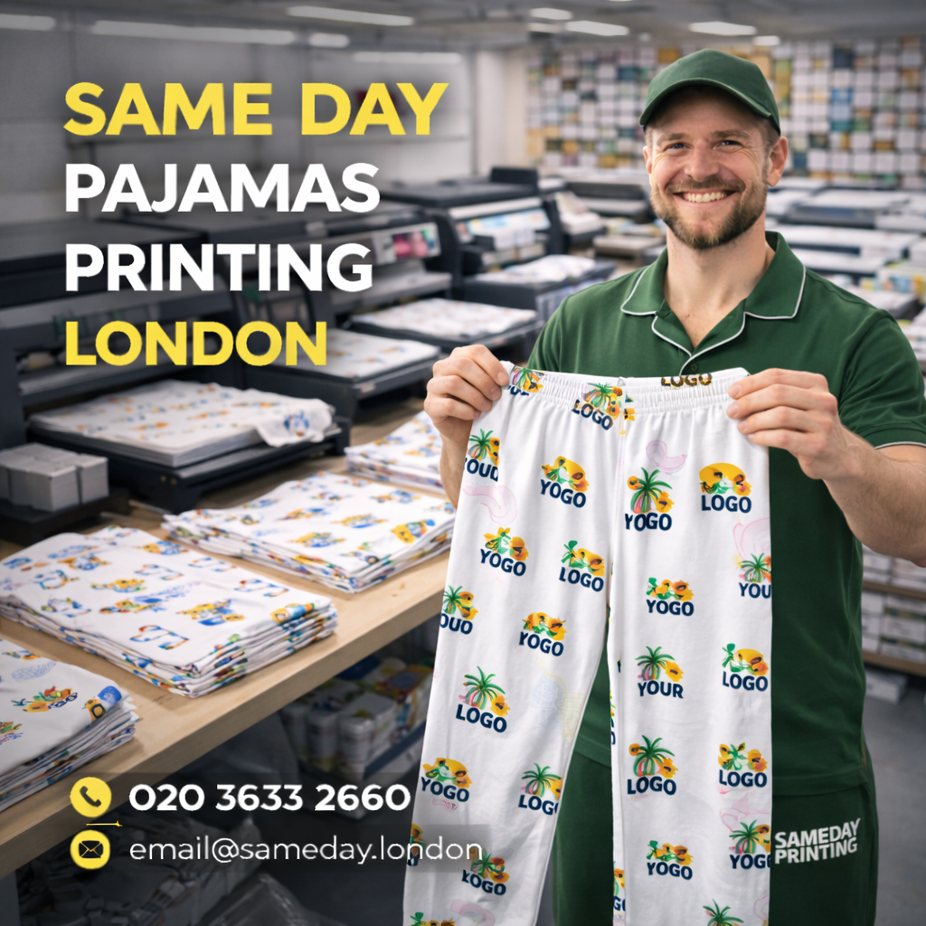 Same Day Pajamas Printing London