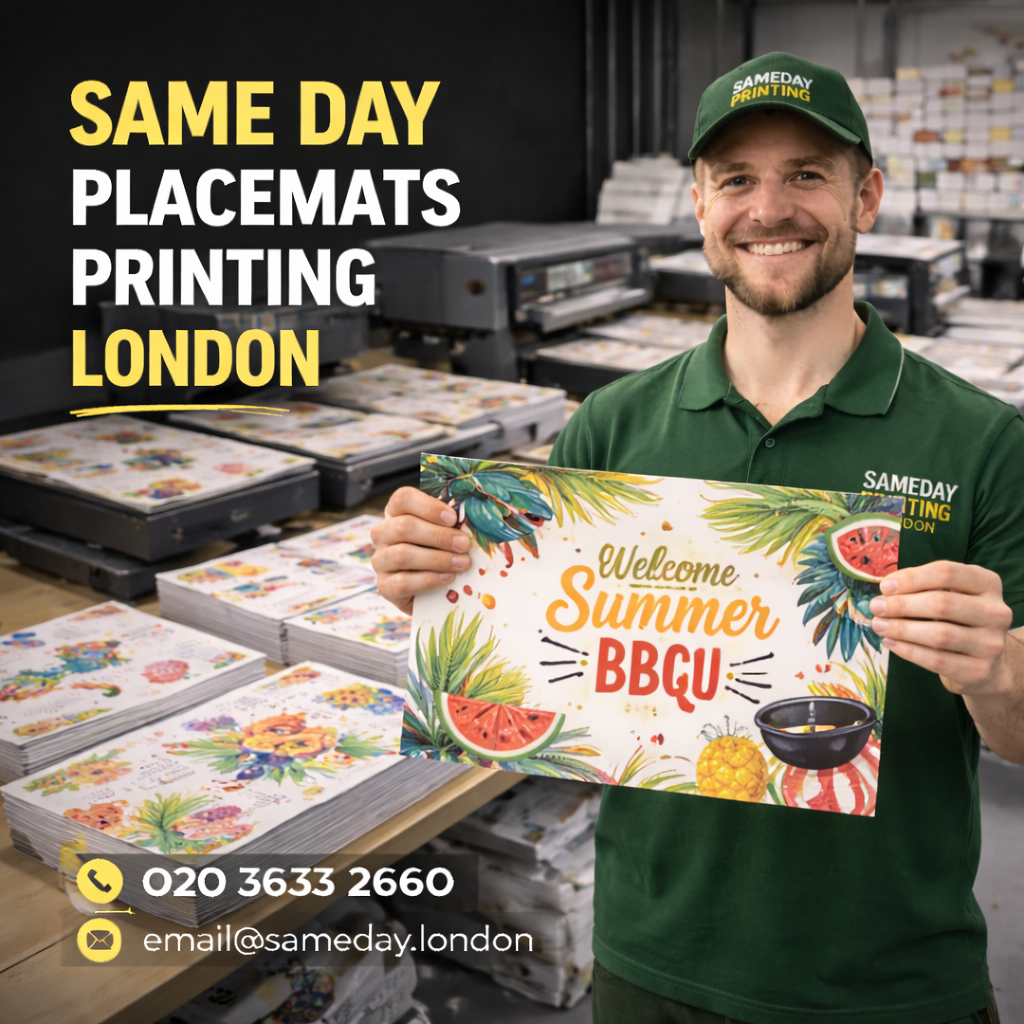 Same Day Placemats Printing London