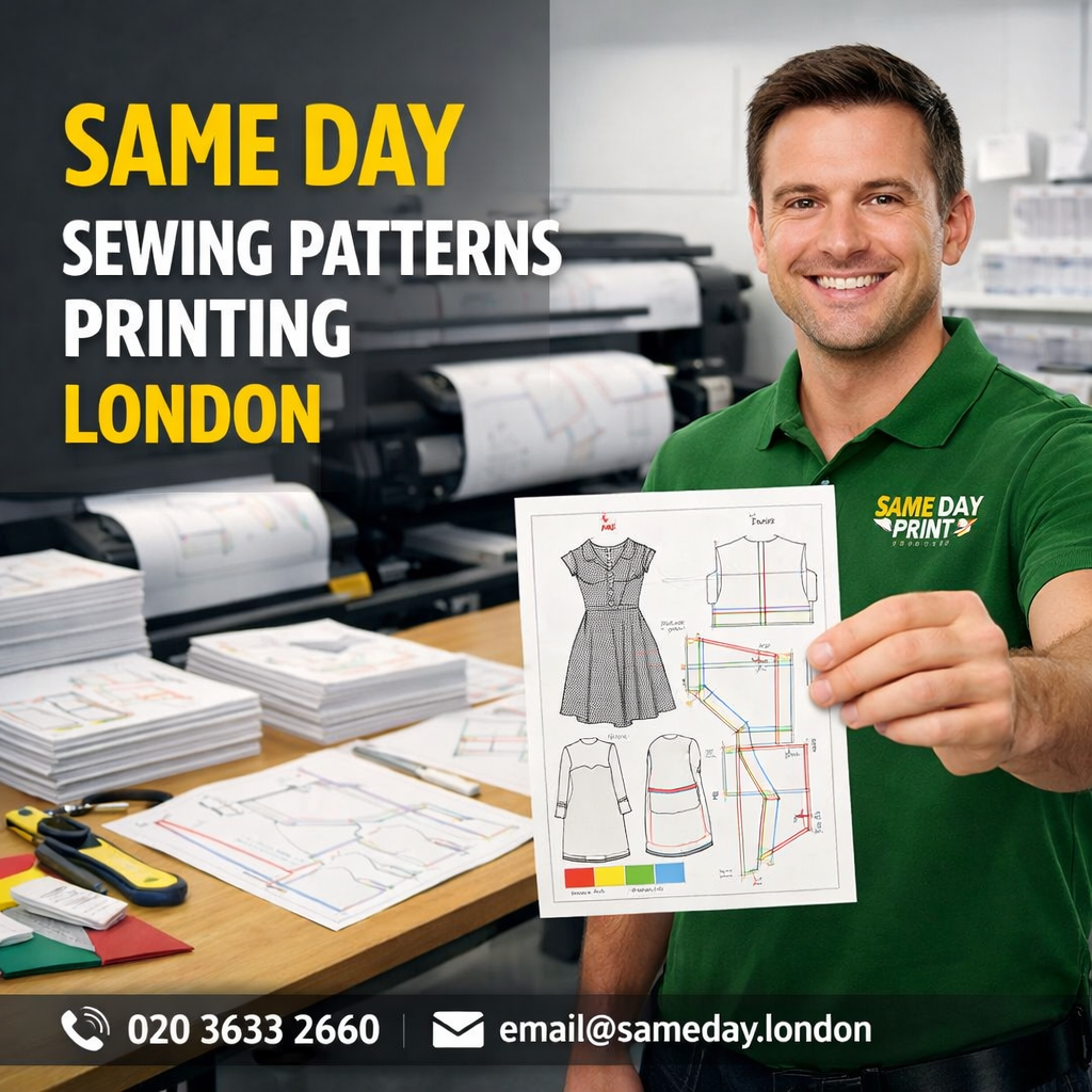 Same Day Sewing Patterns Printing London