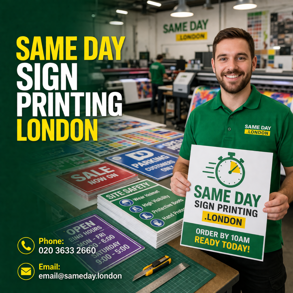 Same Day Sing printing London