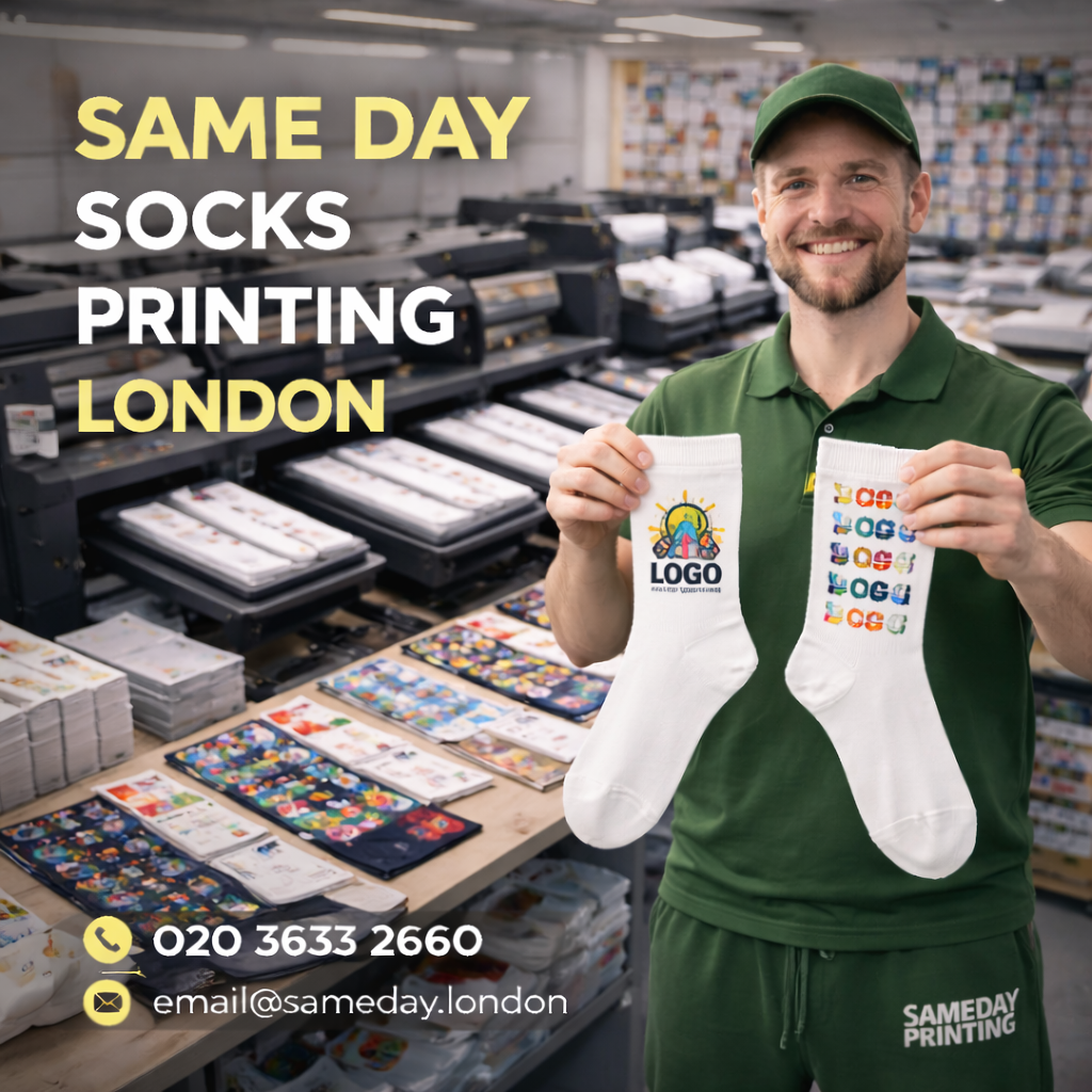 Same Day Socks Printing London