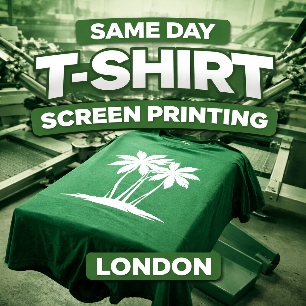 Same Day T shirt Screen Printing London