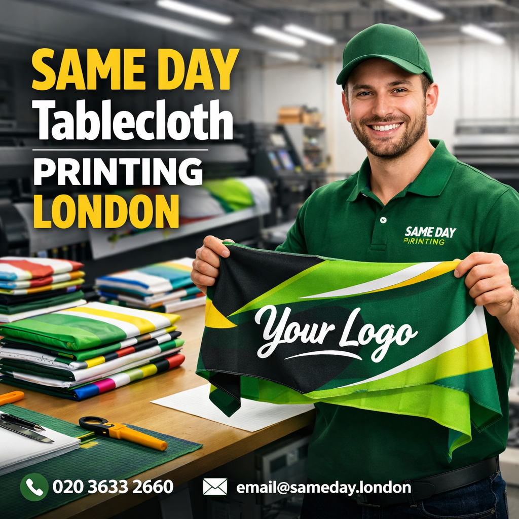 Same Day Tablecloth Printing London
