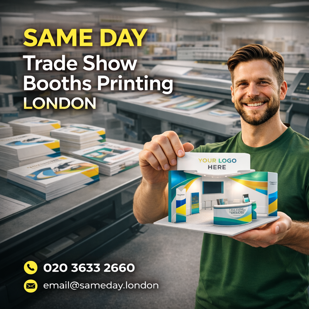 Same Day Trade Show Booths Printing London