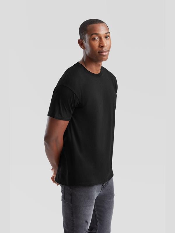 Blank Black T Shirt same day london side