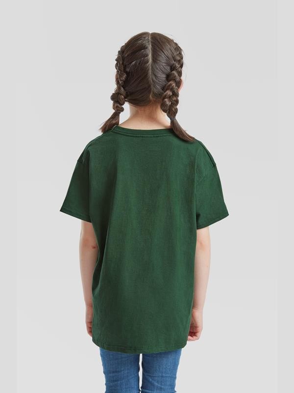 Blank Bottle Green kids T Shirt London back