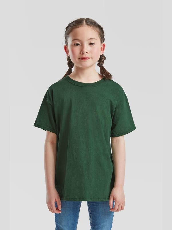 Blank Bottle Green kids T Shirt London front